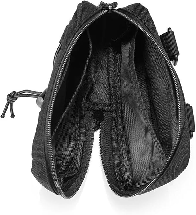 Tactical Molle Horizontal Admin Pouch Utility Orgaznier Bag Outdoor Sports Hunting Bag Backpack Vest Accessories Bag