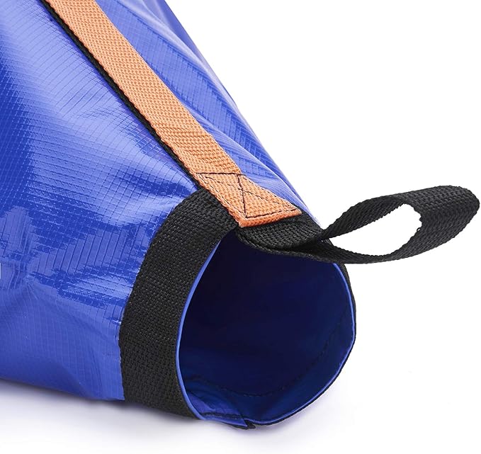 MOOCY Drift Sock for Fishing Boat Sea Anchor Drift Control Bag for Kayak Canoe Pontoon &amp Trolling Boats - Water Brake Parachute with Harness Buoy Ball Rope Float Dump Line (56'' for 20ft+ Boat