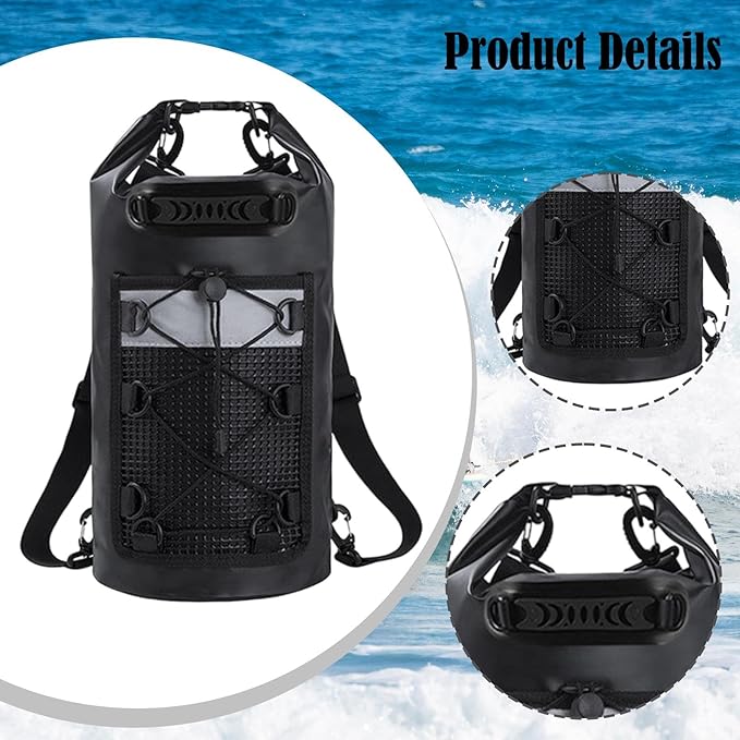 Dry Bag Backpack Large Capacity Lightweight Storage Bag Sturdy for Men/Women Travel Rafting Beach Kayaking
