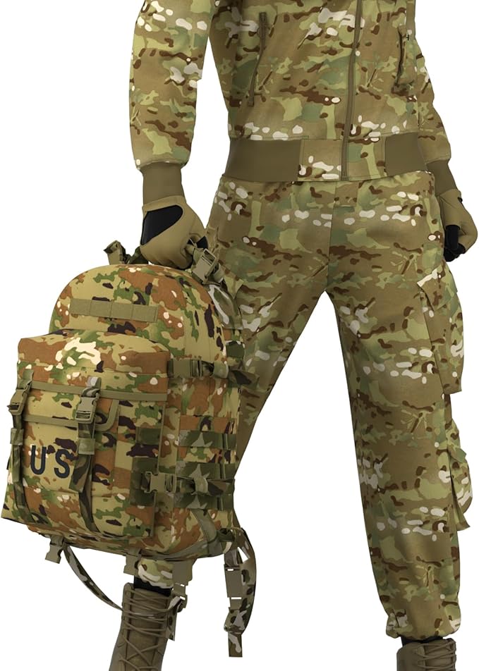 MT Military Army MOLLE 2 Tactical Assault Backpack Rifleman 3 Day Pack Medium Rucksack