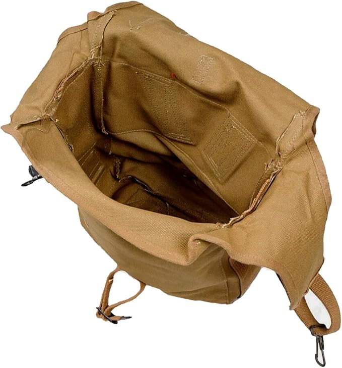 US M-1941 Haversack WW2 Field Bag Vintage Khaki Canvas Backpack WWII M1941 Upper Pack