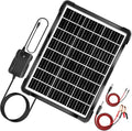 20W Solar Powered Battery Charger &amp Maintainer Built-in Smart MPPT Charge Controller Waterproof 12V Solar Panel Trickle Charging Kits for Car Boat Trailer RV Marine