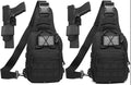 ATBP Small Tactical Sling Bag for Men with Holster Military EDC Shoulder Bag CCW Crossbody Bag 7 Liters