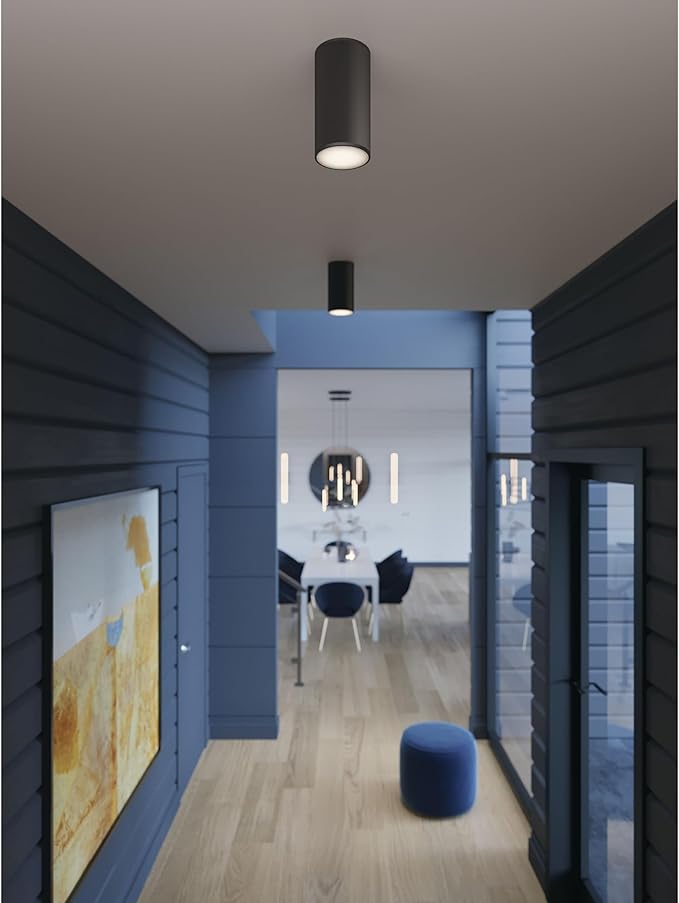AFX Everly 5'' Outdoor LED Ceiling Light - Adjustable CCT - Black