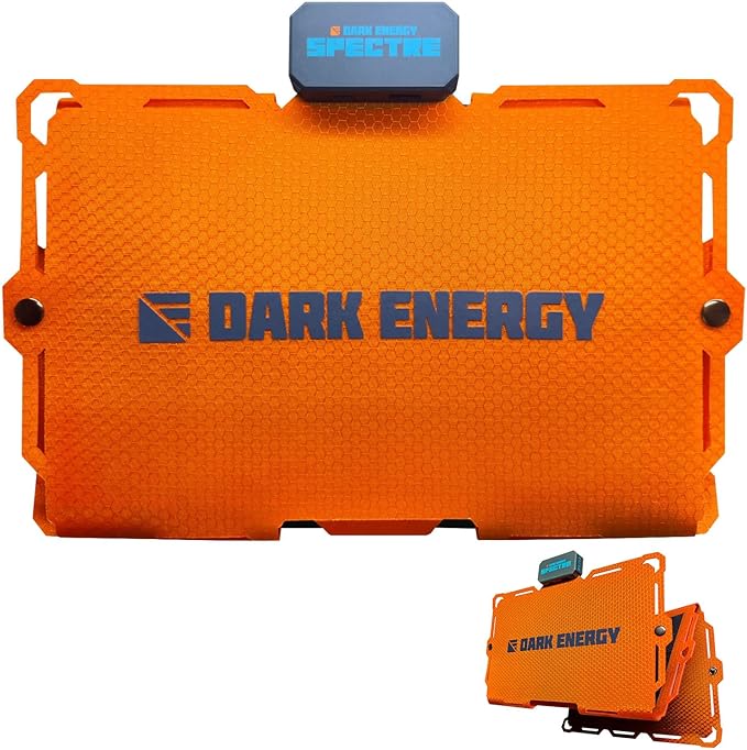 Dark Energy Spectre Folding 18W Solar Panel | Charges USB-C and USB-A Device | Ultra-Durable IPX7 Waterproof Lightweight Off The Grid Solar Powerhouse