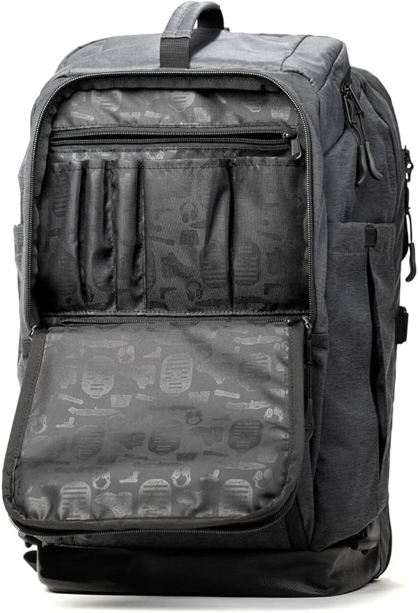 LA Police Gear LAPG Terrain Stealth Backpack Covert &amp Durable EDC Backpack Low Profile Tactical Backpack Heather Olive