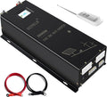 5000W 24V Pure Sine Wave Inverter24 Volt DC to AC 120V 240V Split Phase Power Inverter2*AC Hardwire Terminal10KW SurgeHigh Efficiency up to 91.6%Wireless Remote