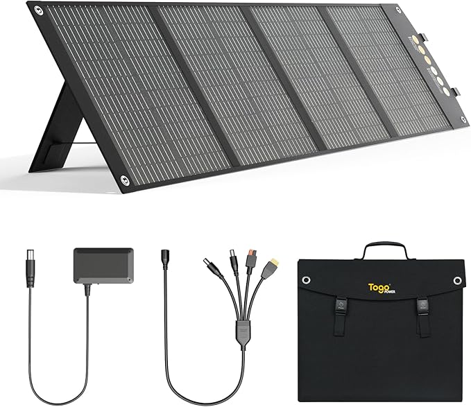 120W Foldable Solar Panel 23.5% Efficiency ETFE Monocrystalline Solar Charger with 45W PD &amp DC Outputs Waterproof Emergency Power Supply for Portable Power Station Camping Off Grid