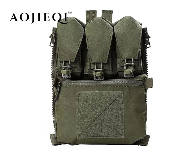 Emersongear FRO V5 Vest Back Panel Banger Backpack Zip On Bag Magazine Pouch (Ranger Green)