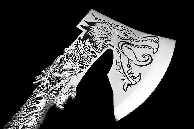 Tomahawk Throwing Axe for Outdoor Camping Sturdy and Practical with Sheath