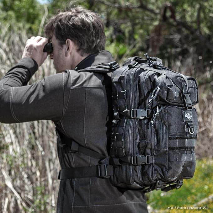 MAXPEDITION Falcon-II Backpack 23L Tactical Backpack Survival Pack Bug Out Bag MOLLE Go Bag for EDC 0513