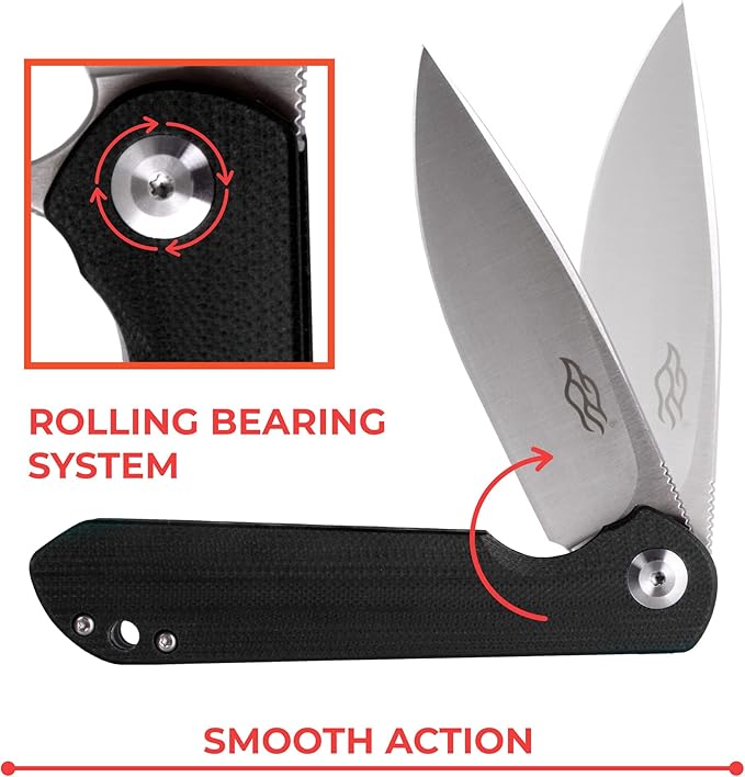 Ganzo Firebird FH41 BK D2 Steel Blade G10 handle Pocket Folding Knife EDC Tool