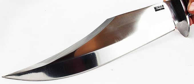 Moorhaus D2 Knife 15 1/4 Total Length - Includes Leather Sheath - Handmade