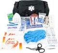 LINE2design First Aid (Ifak) Pouch EMS Bag - EMT Emergency Medical Trauma Pack Bags Tactical EDC Rescue Utility Gear IFAK Bags for Hiking Stop Bleeding Includes USA Patch - Black