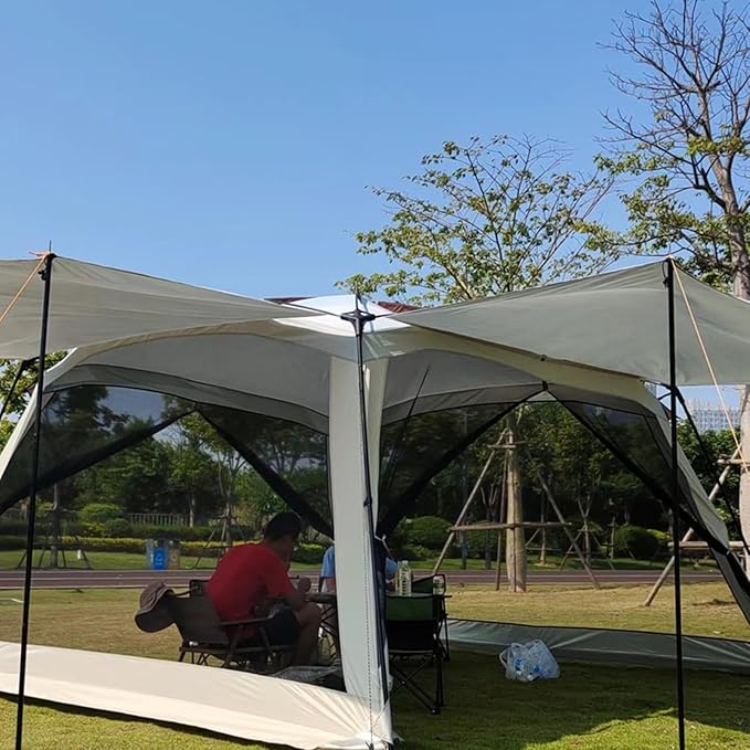 Tent Camping | Portable Screen Shelter Sunshade HouseScreen House Tent | for Picnic Family Trip Backyard Road Trips Travel Beach