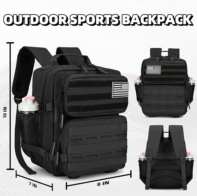 9L Mini Tactical Backpack for Men and Women Tactical Backpack Small for Hiking Small Tactical Bag Fitness Pack