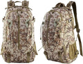 Outdoor Camouflage Backpacks Men's New Oxford Large Capacity Sports Cloth Waterproof Bag Tactical Backpack(Desert camo)