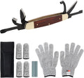 Carvin' 6in Traditional Folding Whittling Knife Wood Carving tools with 1.5in Detail Blade Sawcut Handle Nickel Silver Bolsters &amp Convenient Size for Carving Camping EDC Woodworking Outdoor
