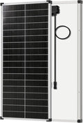 18BB 100 Watt Solar Panel N-Type 18V 100W Solar Panel 25% High Efficiency Monocrystalline PV Modules IP68 Waterproof for RV Marine Rooftop Farm Trailer Home Off-Grid System