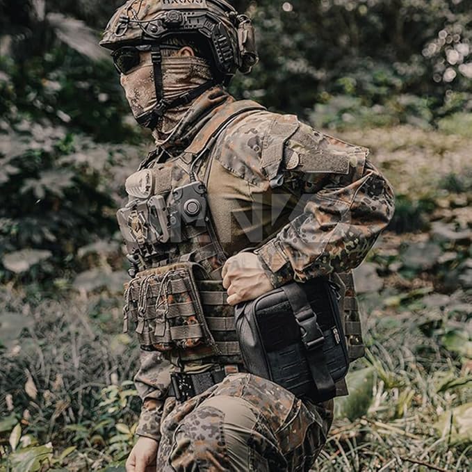 Tactical Molle Medical First Aid PouchEMT IFAK EDC Tools Phone Holder Case BagOutdoor Airsoft Hunting Vest &amp Belts Accessory Pack (Multicam)
