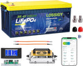 LOSSIGY 36V Lithium Golf Cart Battery 36 Volt 100Ah LiFePO4 Battery with 25A Lithium Charger Perfect for Golf CartsTrolling Motors Marine Built in 200A BMSPeak Current 1000A