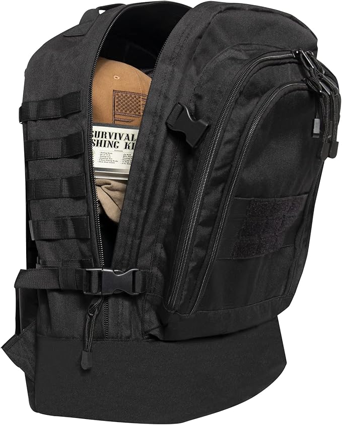 Rothco Skirmish 3 Day Assault Backpack (Black)