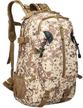 Outdoor Sports Pack Hiking Bag Tactical Rucksack Camo Knapsack Combat Camouflage Tactical 30L Backpack