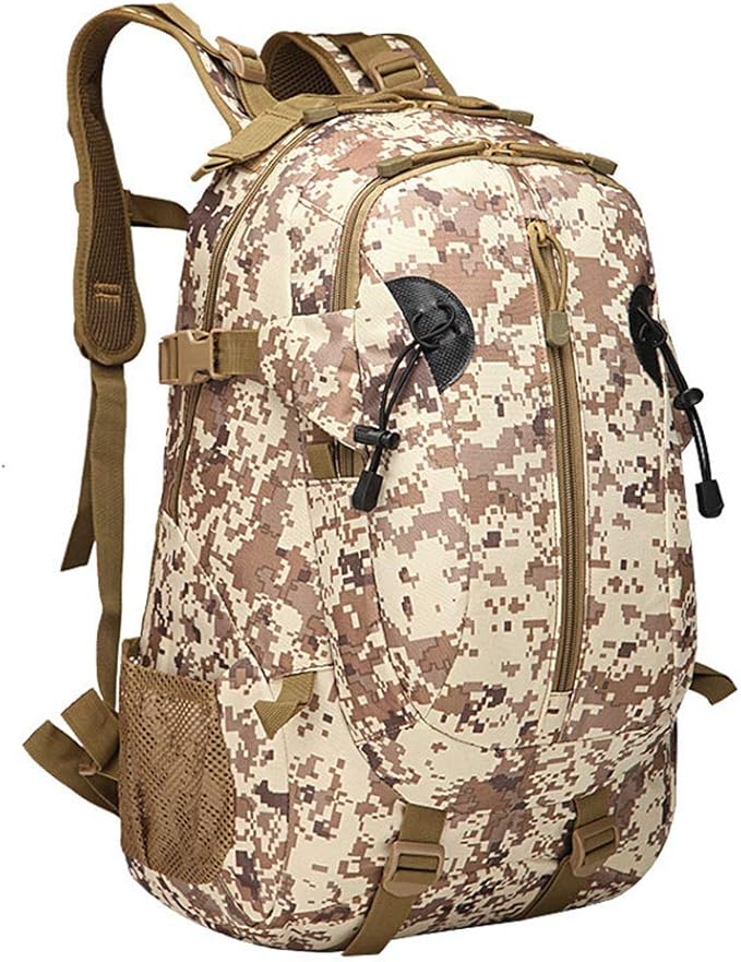 Outdoor Sports Pack Hiking Bag Tactical Rucksack Camo Knapsack Combat Camouflage Tactical 30L Backpack