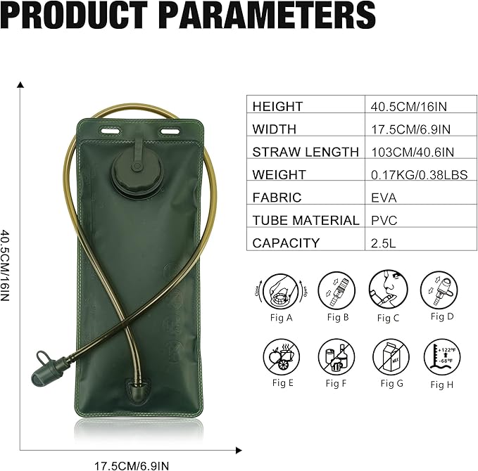 Mardingtop 35L Molle Tactical Military Backpack with Hydration Bladder for Men