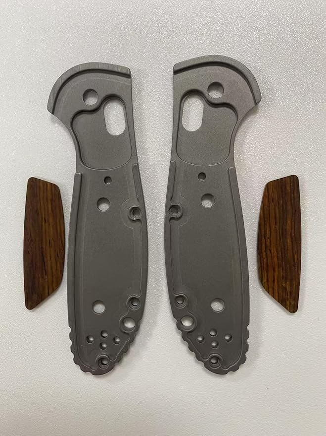 1 Pair Titanium Alloy Scales Handle Replacement is Suitable for Griptilian 555 556