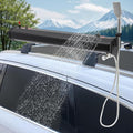Pressurized Water Tank for Camping Shower Roof Rack Mounted Off-Road Shower with Water Pipe &amp Shower Head Portable Camping Shower for Vehicle Truck SUV Sedan RV 20L