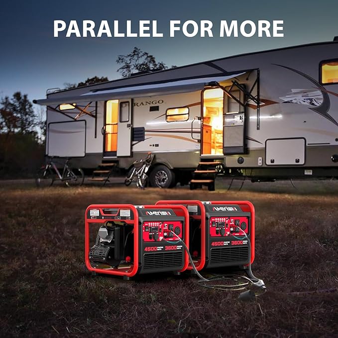 AMERISUN 4500 Watt Inverter Portable Generator With CO Protection RV Ready (AL5040C)
