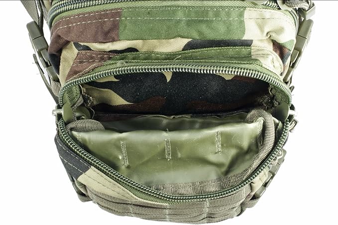 Mil-Tec Military Army Patrol Molle Assault Pack Tactical Combat Rucksack Backpack 20L French Army Cce Camo