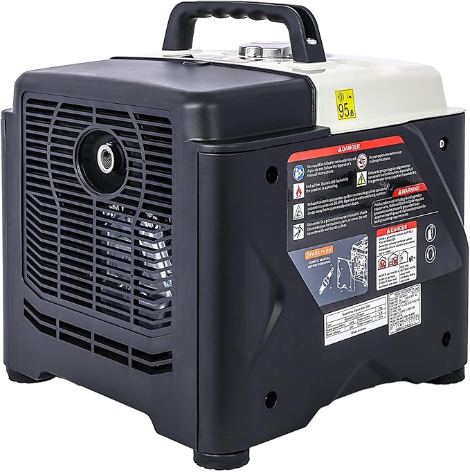 Portable Inverter Generator 1200W Ultra-Quiet Gas Engine Epa Compliant Eco-Mode Feature Ultra Lightweight For Backup Home Use &amp Camping