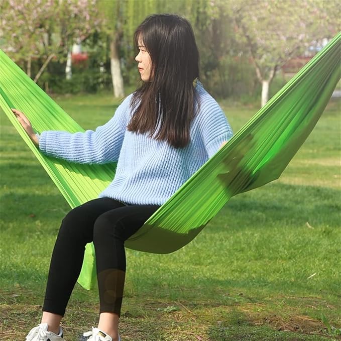 Portable Hammock Portable Camping Hammock Swing Bed Lightweight Hammocks Outdoor Indoor for Beach Garden Backyard for Backpacking Beach (Color : Brown)