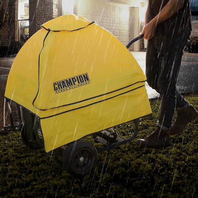 Champion Power Equipment 100376 Storm Shield Severe Weather Portable Generator Cover by GenTent for 4000 to 12500-Starting Watt Generators