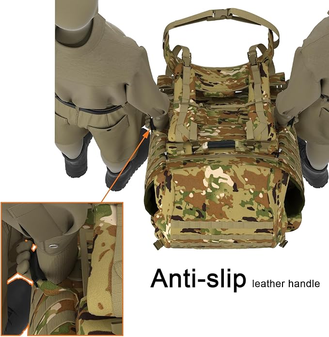 MT FILBE 100L Modular Rucksack System Military Ruck with External ABS Frame Detachable Assault Pack &amp Hydration Carrier