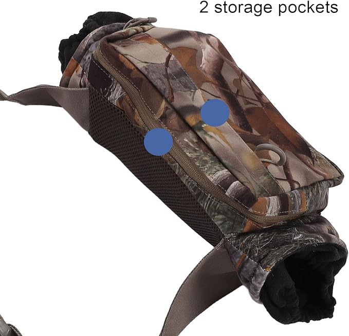 Warm Hand Muff Waist Bag Hand Warmer Pouch Camping Warm Gloves Belt Bag for Outdoor Activities with Camping Fishing Gloves Holder