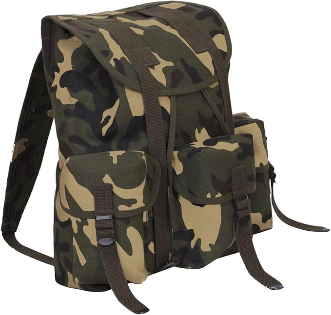 Rothco Mini Alice Pack – Heavyweight 18 OZ Cotton Canvas Rucksack – 20L Capacity