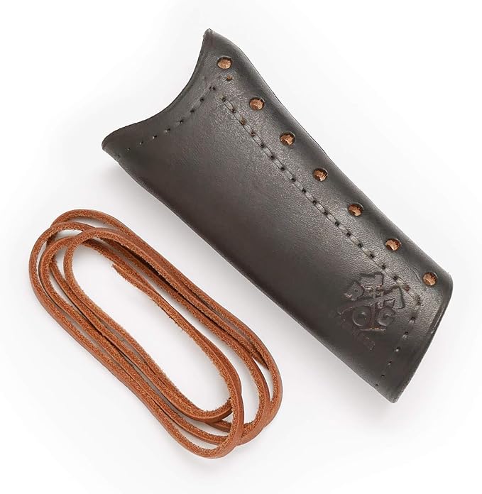 Leather Axe Handle Guard/Collar (Hults Bruk Aneby Brown)