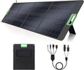 200W Portable Solar Panel 23.5% High Efficiency ETFE Foldable Solar Charger for Power Station IP65 Waterproof w/ 4 Kickstands MC4 XT60 Anderson DC 4-in-1 Output for RV Camping Outdoor Emergency