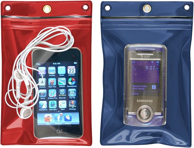 StoreSMART - Fisherman &amp Boating Wallet Set - 2 Plastic Zippered Wallets w/Lanyards 2 Plastic Folding Card Holders