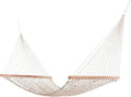Nags Head Hammocks Single Antique Brown/Oatmeal Heirloom Tweed DuraCord Rope Hammock – 12 ft. x 50 in. 450 lb Capacity Galvanized Hardware Handcrafted in USA Free Chains &amp Tree Hooks