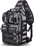 HAOMUK Tactical Sling Bag Pack Military Rover Shoulder Sling Backpack EDC Molle Assault Range Bag