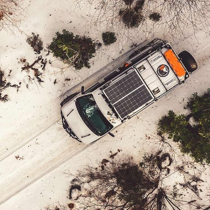 Go Power Overlander-E 200W Solar Expansion Kit - 12V Panels MC4 Connectors for Easy Integration Ideal for Expanding Factory Installed 200W Go Power! RV Solar Panels and Overlander Kits