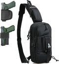 Sling Backpak Tactical Chest Pistol Bag Shoulder Bags Crossbody Sling Backpack Holster Bag for Concealed Carry