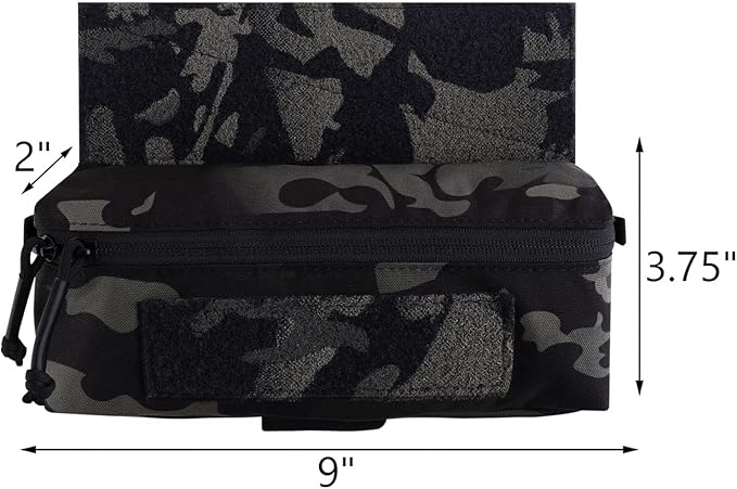 PETAC GEAR Tactical Mini Drop Pouch Fanny Pack Tool Pouch for Tactial Vest Chest Rig