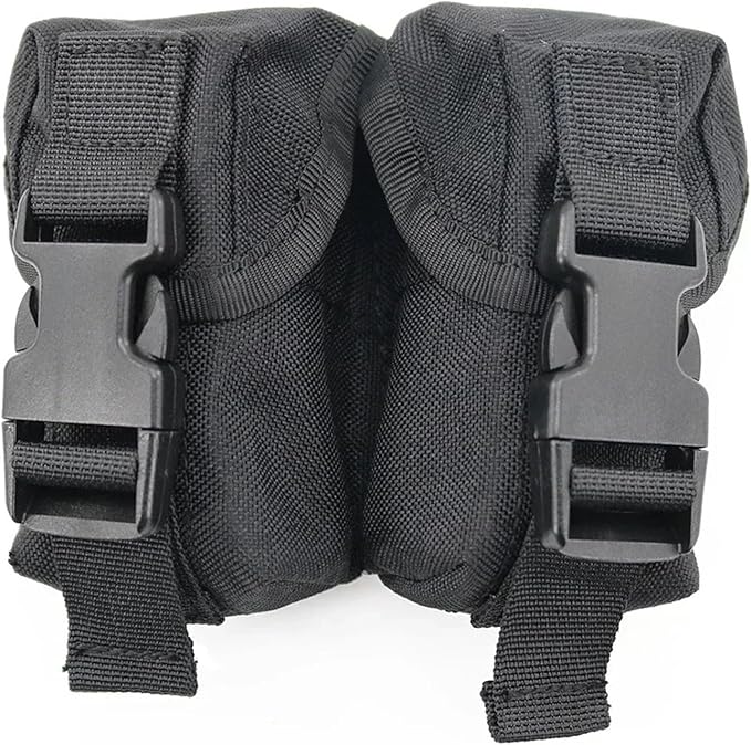 Tactical Pouch Double Frag Grenade Pack Molle Everyday Carry Tool Bag Accessory Pouch Shooting Hunting Airsoft Equipment
