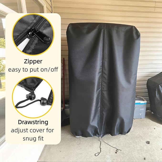 Protective Cover for Pull Up Bar Station Waterproof&amp Dustproof Cover for Power Tower/Pull Up Dip Station-Indoor or Outdoor - 43L x 35W x 80H