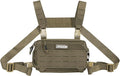 EXCELLENT ELITE SPANKER Tactical Chest Rig Pack EDC Chest Bag Molle Utility Chest Pouch for Outdoor Hunting Workouts Hiking